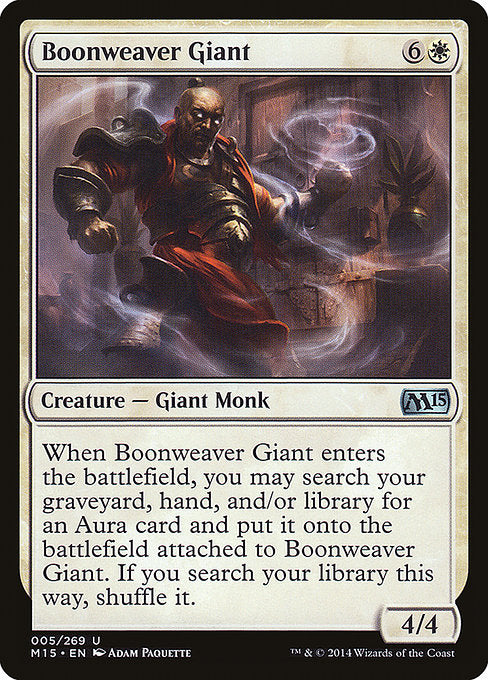 Boonweaver Giant (5) [Magic 2015]