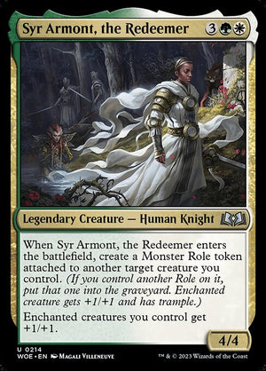 Syr Armont, the Redeemer (214) [Wilds of Eldraine]