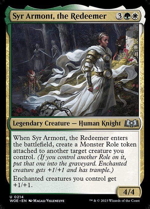 Syr Armont, the Redeemer (214) [Wilds of Eldraine]