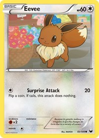 Eevee (83) (83/108) [Dark Explorers]