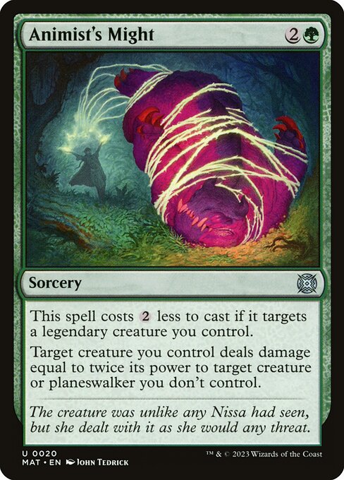 Animist's Might (20) [March of the Machine: The Aftermath]