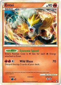 Entei (Shiny) (SL3) [Call of Legends]