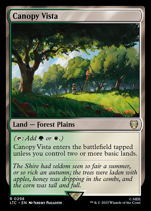 Canopy Vista (298) [Tales of Middle-earth Commander]