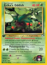 Erika's Oddish (47) (047/132) [Gym Heroes]