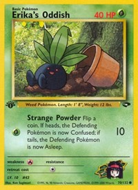 Erika's Oddish (070/132) [Gym Challenge (Unlimited)]