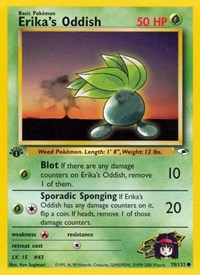 Erika's Oddish (78) (078/132) [Gym Heroes (Unlimited)]