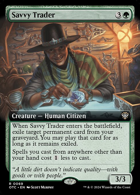 Savvy Trader (69) [Outlaws of Thunder Junction Commander]