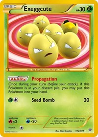 Exeggcute (102 Secret Rare) (102/101) [Plasma Blast]
