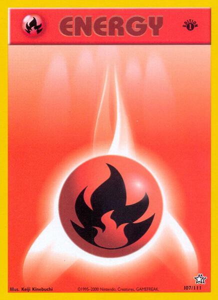 Fire Energy (107/111) [Neo Genesis]