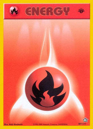 Fire Energy (107/111) [Neo Genesis]