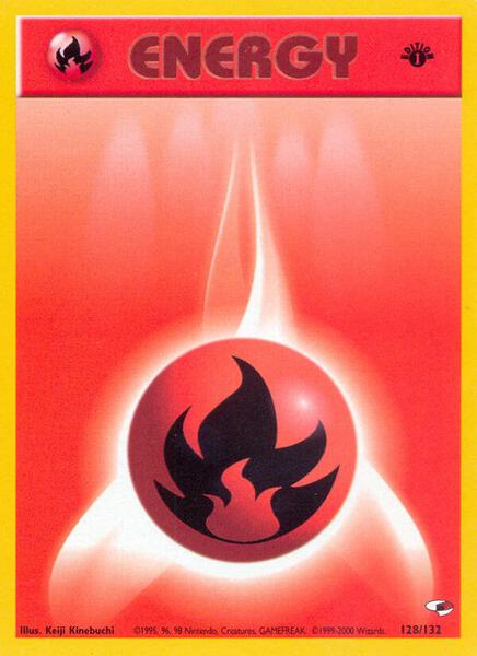 Fire Energy (128/132) [Gym Heroes]