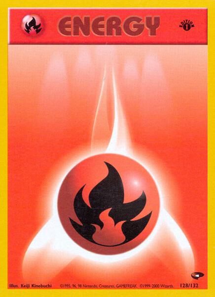 Fire Energy (128/132) [Gym Challenge (Unlimited)]