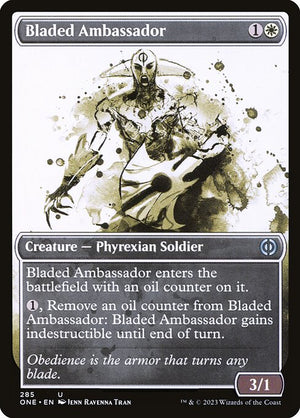 Bladed Ambassador (285) [Phyrexia: All Will Be One] [Showcase]