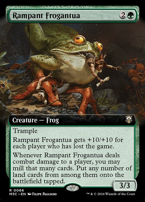 Rampant Frogantua (66) [Modern Horizons 3 Commander]
