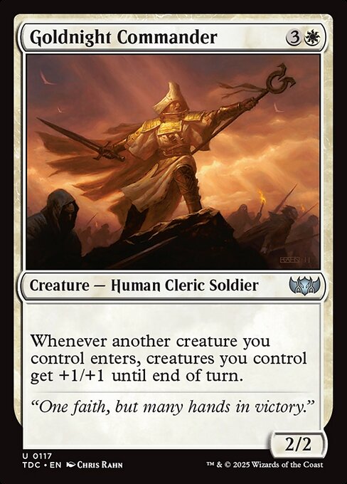 Goldnight Commander (117) [Tarkir: Dragonstorm Commander]