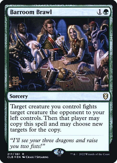Barroom Brawl (217s) [Battle for Baldur's Gate Promos]