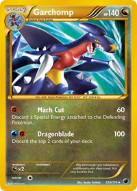 Garchomp (120 Secret Rare) (120/116) [Plasma Freeze]