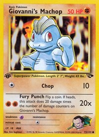 Giovanni's Machop (072/132) [Gym Challenge (Unlimited)]
