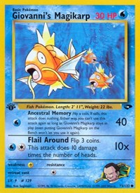 Giovanni's Magikarp (073/132) [Gym Challenge (Unlimited)]