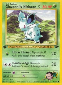 Giovanni's Nidoran F (075/132) [Gym Challenge (Unlimited)]