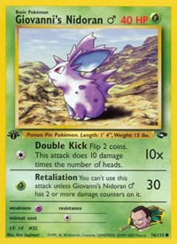 Giovanni's Nidoran M (076/132) [Gym Challenge (Unlimited)]