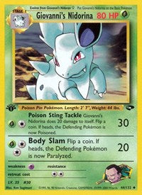 Giovanni's Nidorina (044/132) [Gym Challenge]