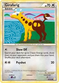 Girafarig (64/123) [HeartGold SoulSilver]