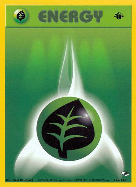Grass Energy (129/132) [Gym Heroes (Unlimited)]