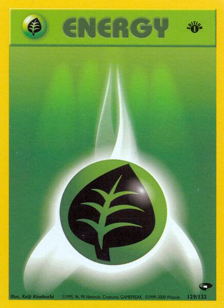 Grass Energy (129/132) [Gym Challenge (Unlimited)]