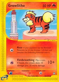 Growlithe (80) (080/147) [Aquapolis]
