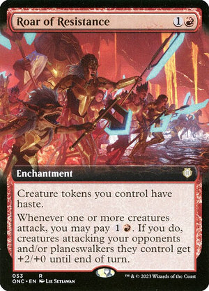 Roar of Resistance (53) [Phyrexia: All Will Be One Commander] [Extended Art]
