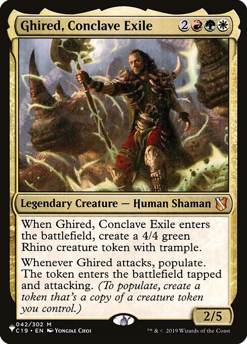 Ghired, Conclave Exile (C19-42) [The List]