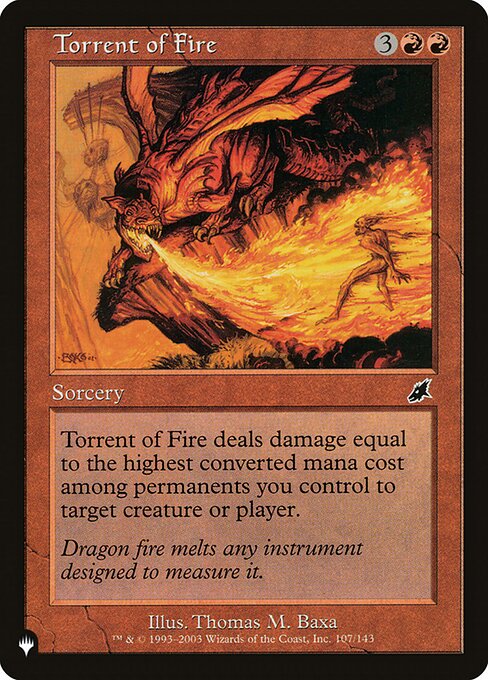 Torrent of Fire (SCG-107) [The List]