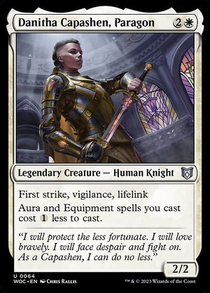 Danitha Capashen, Paragon (64) [Wilds of Eldraine Commander]