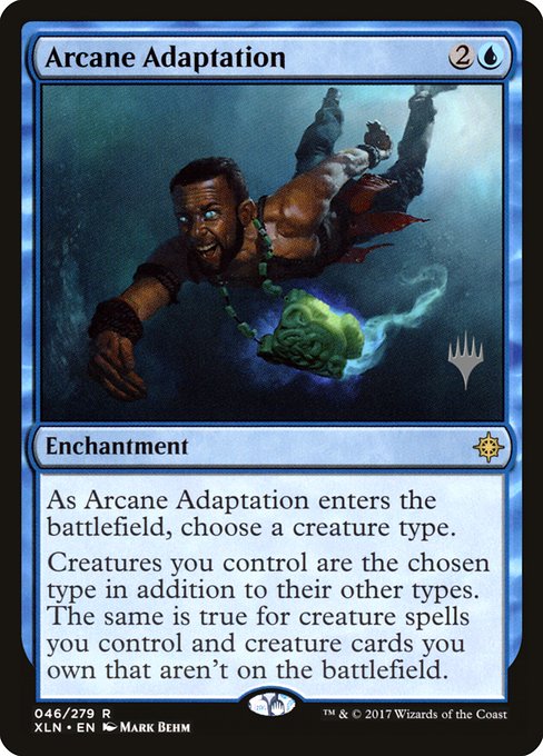 Arcane Adaptation (46p) [Ixalan Promos]