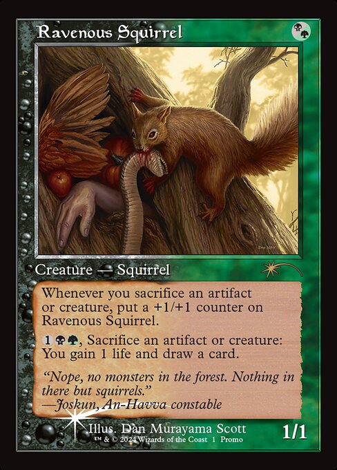 Ravenous Squirrel (15) [Wizards Play Network 2024]