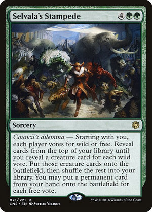 Selvala's Stampede (71) [Conspiracy: Take the Crown]