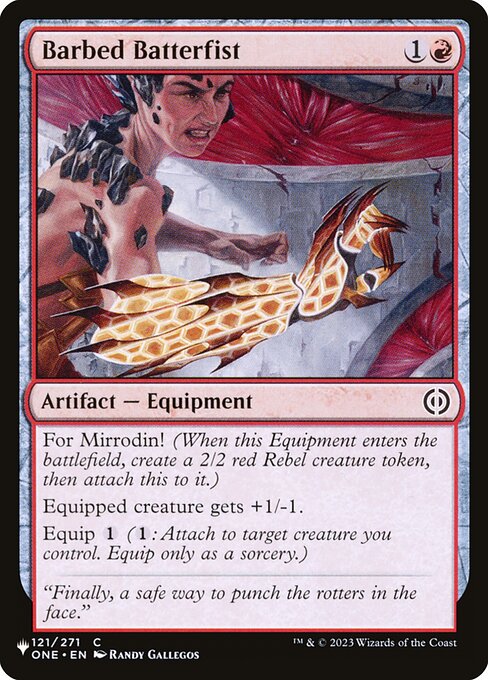Barbed Batterfist (ONE-121) [The List]