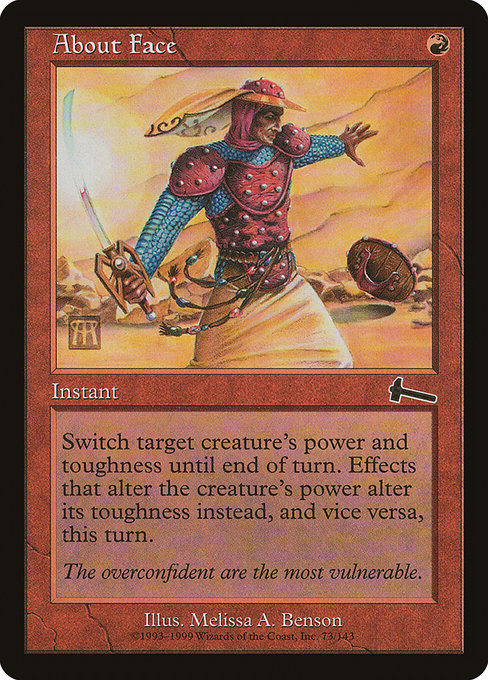 About Face (73) [Urza's Legacy]