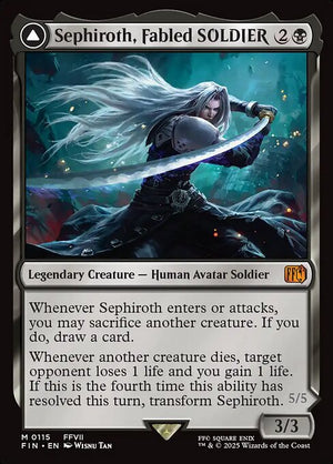 Sephiroth, Fabled SOLDIER // Sephiroth, One-Winged Angel (115) [Final Fantasy]