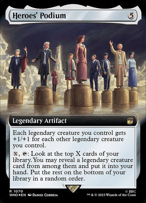 Heroes' Podium (1070) [Doctor Who] [Extended Art]
