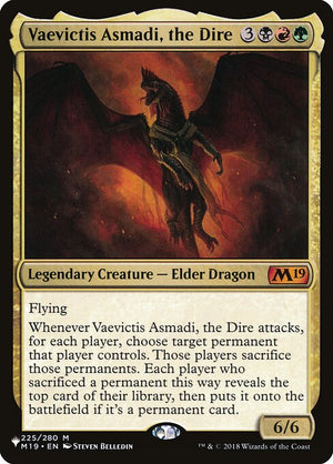 Vaevictis Asmadi, the Dire (M19-225) [The List]
