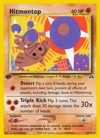 Hitmontop (22) (22/75) [Neo Discovery (Unlimited)]