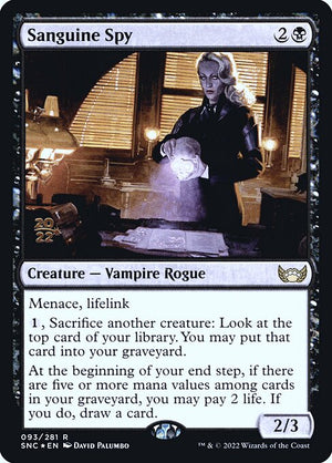 Sanguine Spy (93s) [Streets of New Capenna Promos]