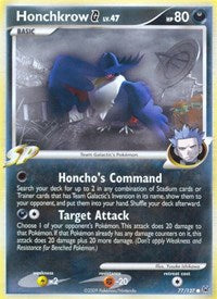 Honchkrow G (77/127) [Platinum]