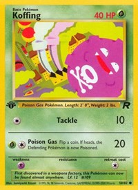 Koffing (58/82) [Team Rocket (Unlimited)]