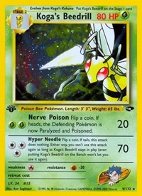 Koga's Beedrill (009/132) [Gym Challenge (Unlimited)]