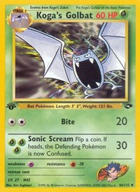 Koga's Golbat (046/132) [Gym Challenge]