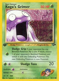 Koga's Grimer (078/132) [Gym Challenge]
