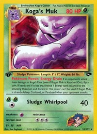 Koga's Muk (026/132) [Gym Challenge]